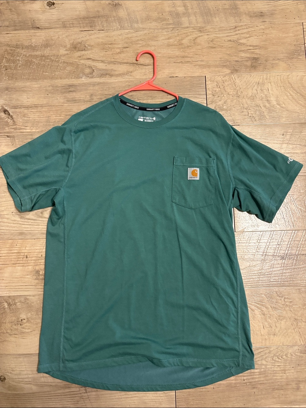Carhartt Force Short-Sleeve Pocket Tee in Green